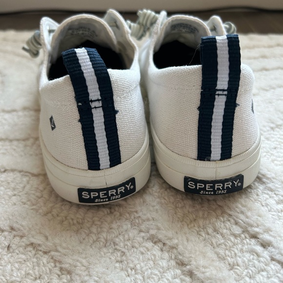 Sperry White Canvas Sneakers - Picture 2 of 4